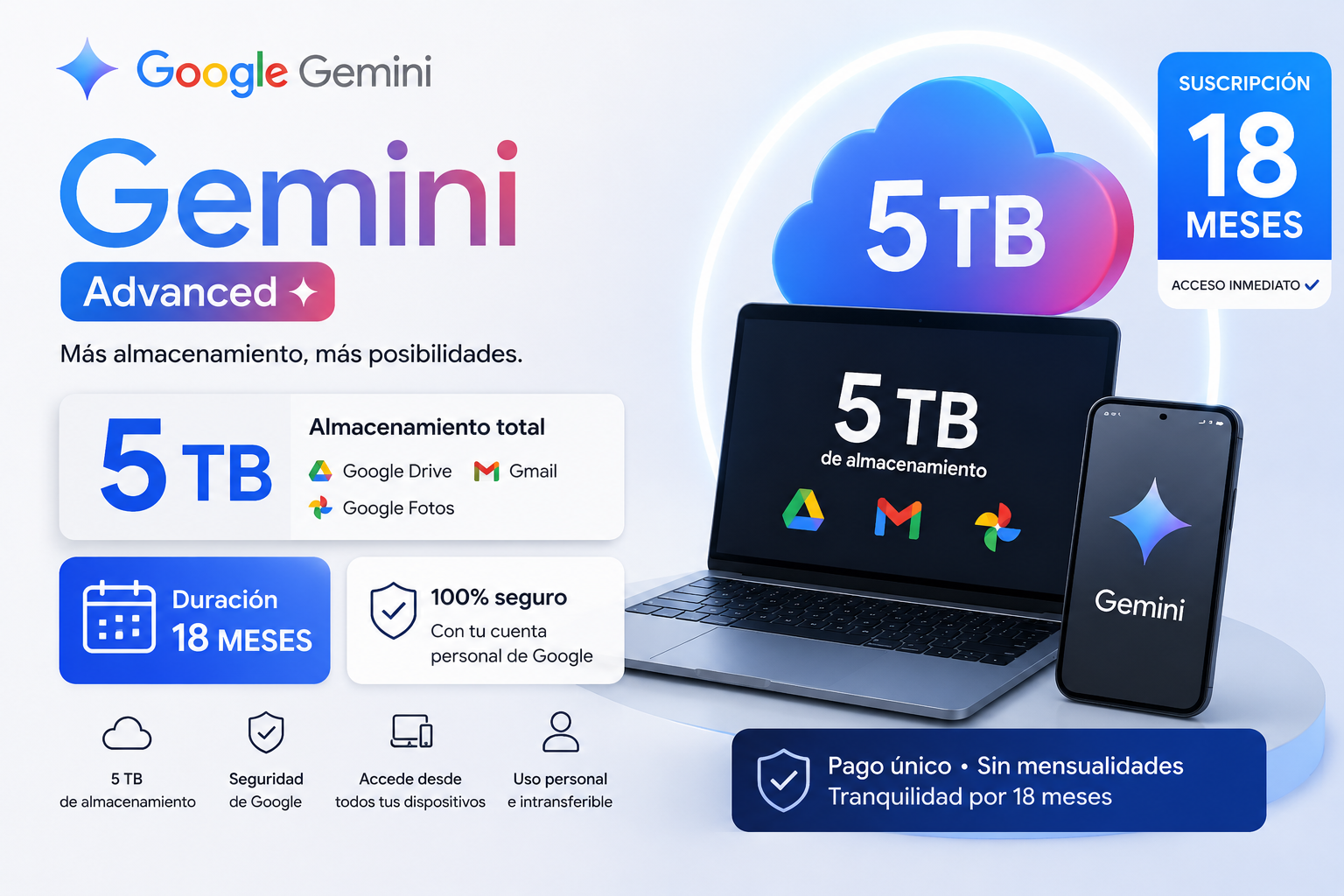 Gemini Pro 18 meses